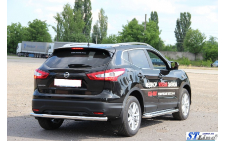 Защита задняя Nissan Qashqai J11