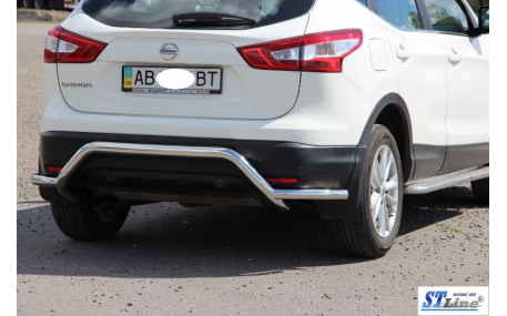 Защита задняя Nissan Qashqai J11