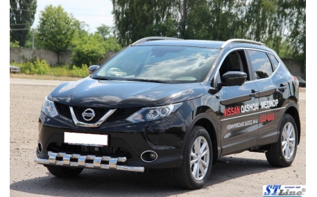 Защита передняя Nissan Qashqai J11