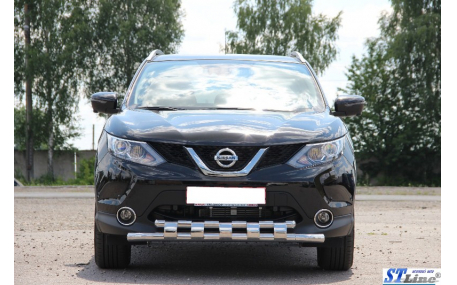 Защита передняя Nissan Qashqai J11