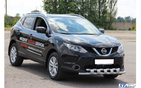 Защита передняя Nissan Qashqai J11