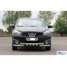 Защита передняя Nissan Qashqai J10