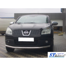 Защита передняя Nissan Qashqai J10