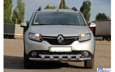 Защита передняя Renault Sandero Stepway