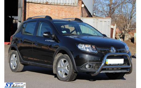 Защита передняя Renault Sandero Stepway