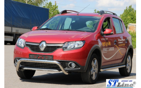 Защита передняя Renault Sandero Stepway