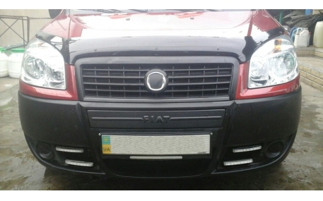 Зимняя накладка на решетку Fiat Doblo