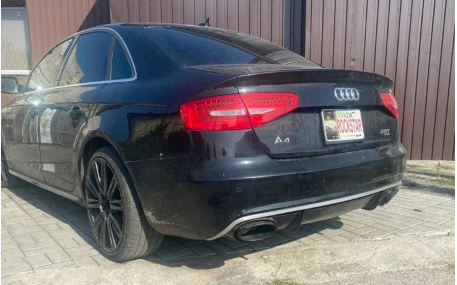 Накладка задняя Audi A4 B8 2012-2015