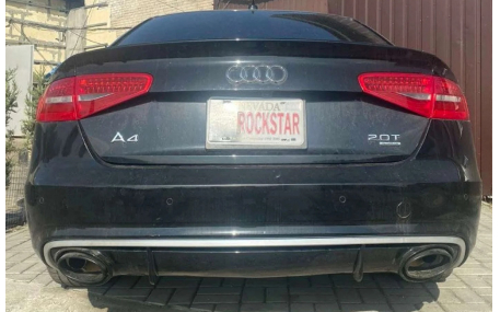 Накладка задняя Audi A4 B8 2012-2015