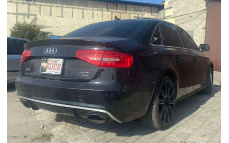 Накладка задняя Audi A4 B8 2012-2015