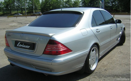 Спойлер Mercedes S-class W220