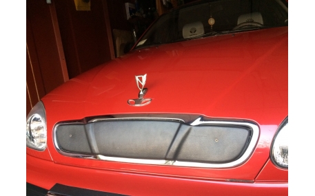 Зимняя накладка на решетку Daewoo Lanos