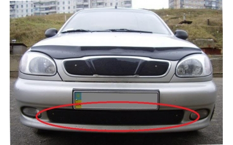 Зимняя накладка на решетку Daewoo Lanos
