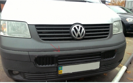Зимняя накладка на решетку Volkswagen T5