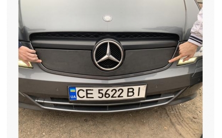 Зимняя накладка на решетку Mercedes Vito W639