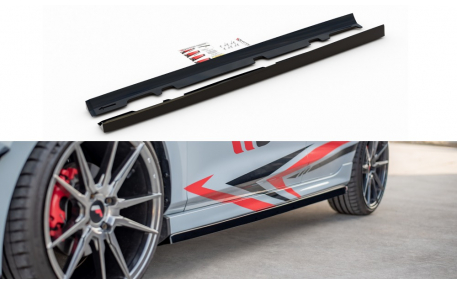 Накладки на пороги Ford Fiesta