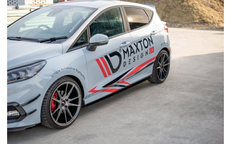 Накладки на пороги Ford Fiesta