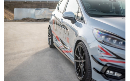 Накладки на пороги Ford Fiesta