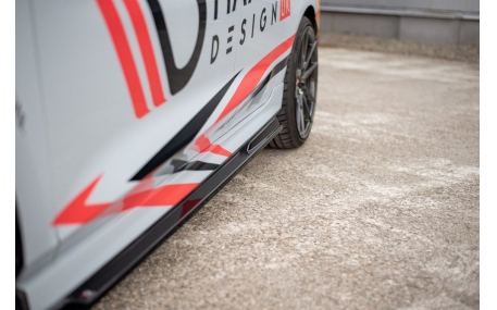 Накладки на пороги Ford Fiesta