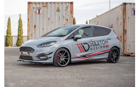 Накладки на пороги Ford Fiesta