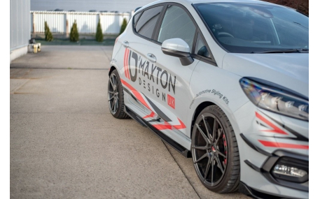 Накладки на пороги Ford Fiesta