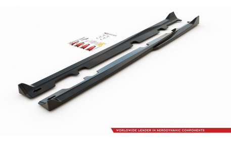 Накладки на пороги Ford Fiesta