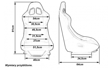Сиденья MONZA RACE PLUS - BLACK