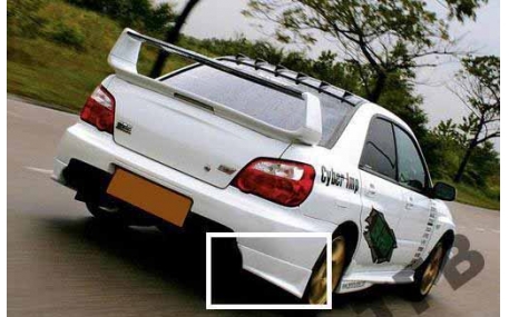 Накладка задняя Subaru Impreza