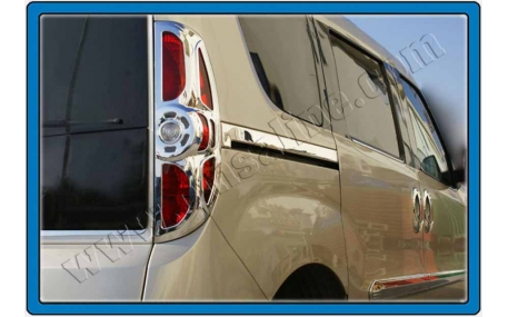 Хром накладки Fiat Doblo