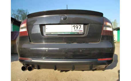 Накладка задняя Skoda Octavia A5 2008-2012