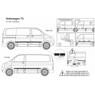 Молдинги дверей Volkswagen T5