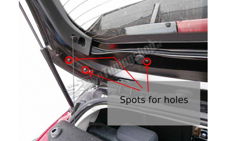 Спойлер Ford Fiesta MK7