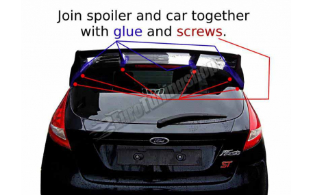 Спойлер Ford Fiesta MK7