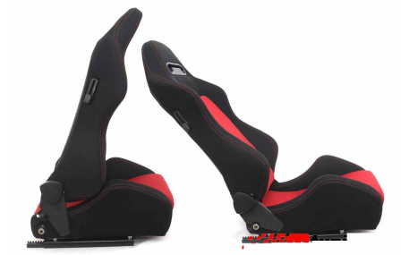 Сиденья MONZA R-LOOK Black /Red
