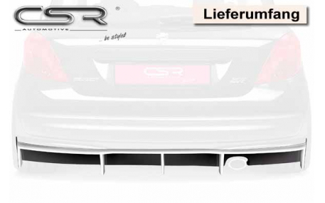 Накладка задняя Peugeot 207