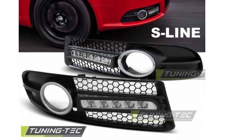 Дневные ходовые огни Audi A4 B7