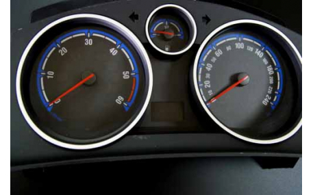 Шкалы приборов Opel Astra H