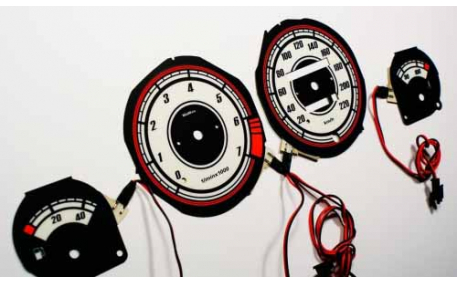 Шкалы приборов Opel Tigra