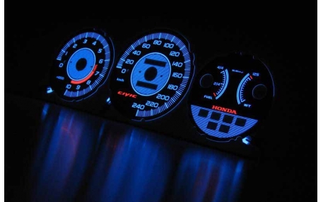 Шкалы приборов Honda Civic