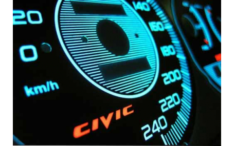 Шкалы приборов Honda Civic