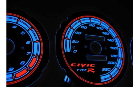 Шкалы приборов Honda Civic