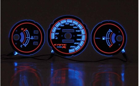 Шкалы приборов Honda Civic