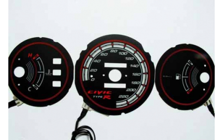 Шкалы приборов Honda Civic