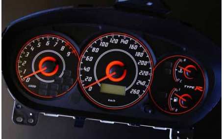 Шкалы приборов Honda Civic