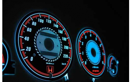 Шкалы приборов Honda Civic