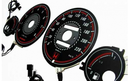 Шкалы приборов Honda Civic