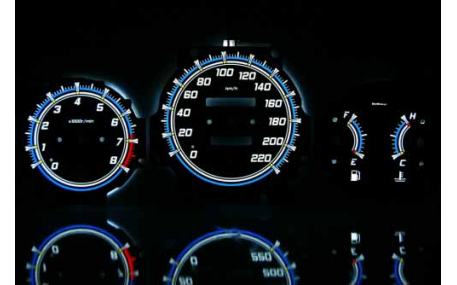Шкалы приборов Honda Civic