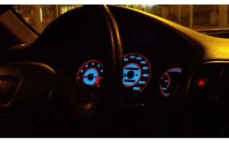 Шкалы приборов Honda Civic
