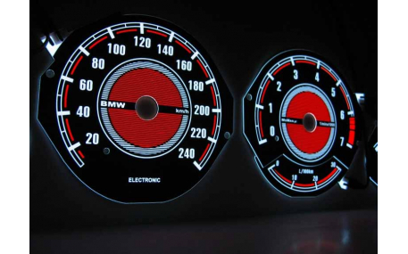 Шкалы приборов BMW E34