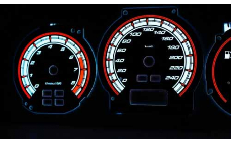 Шкалы приборов Honda Accord